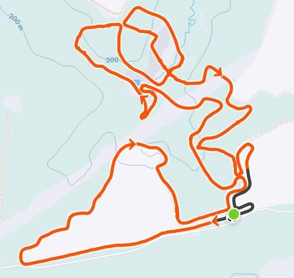 Карта лыжной трассы ЗУБЕЦ